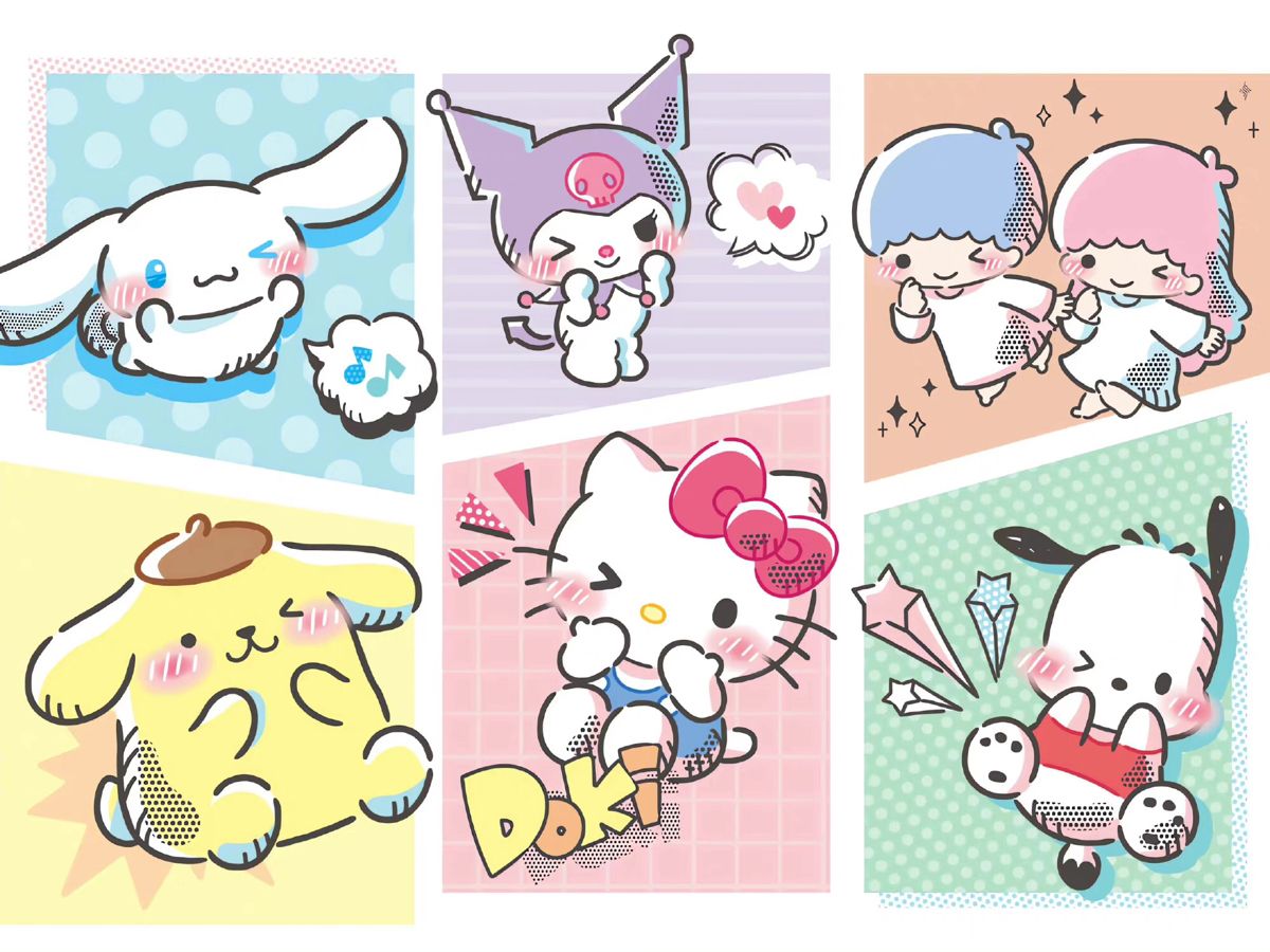 cute wallpapers Hello Kitty and friends 0082