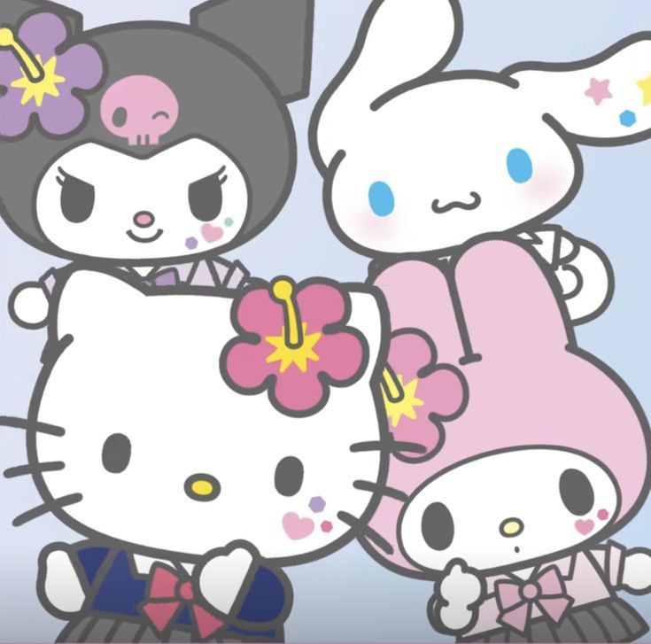 cute wallpapers Hello Kitty and friends 0087