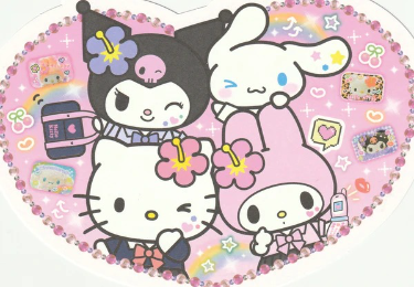 cute wallpapers Hello Kitty and friends 0094