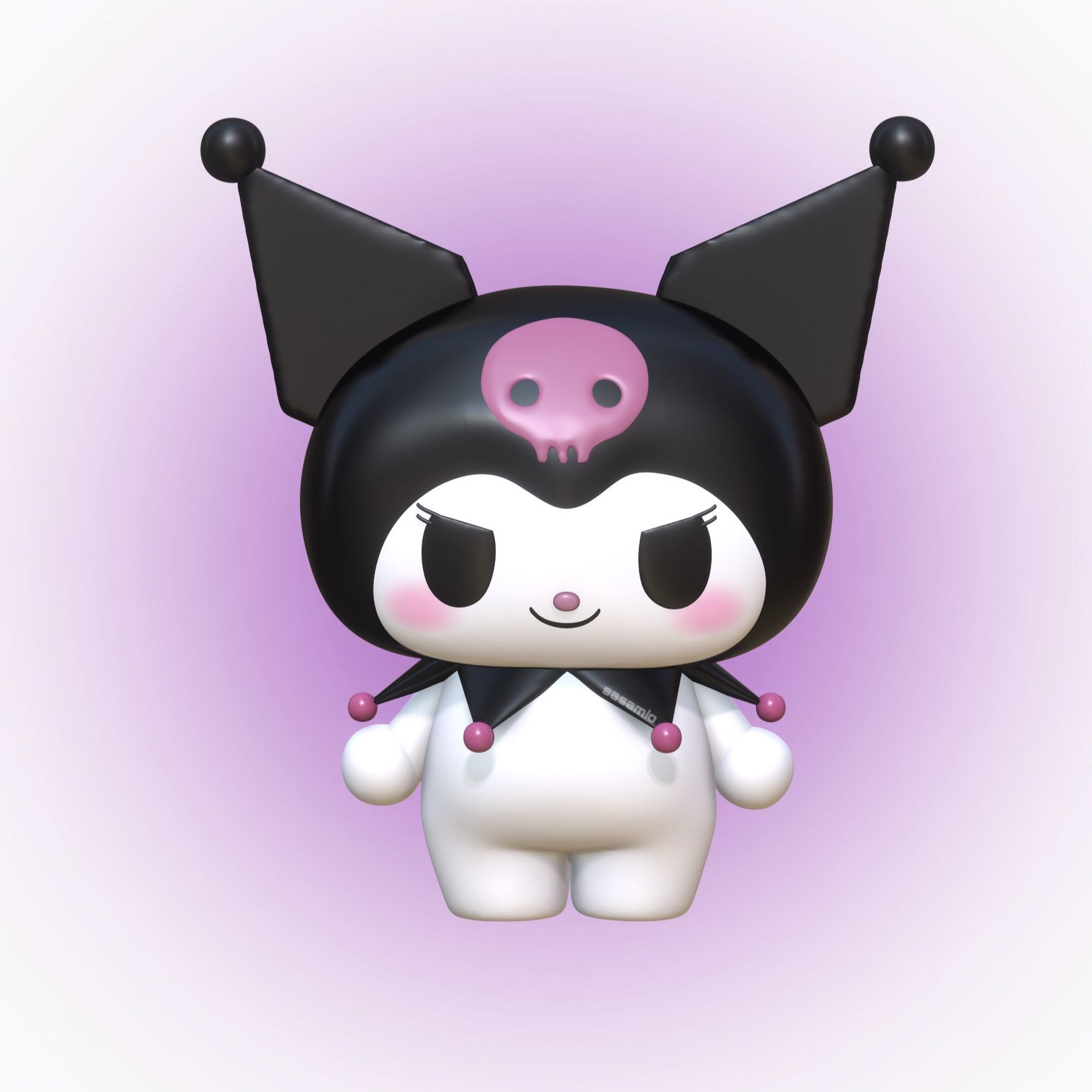 cute wallpapers Kuromi 0085