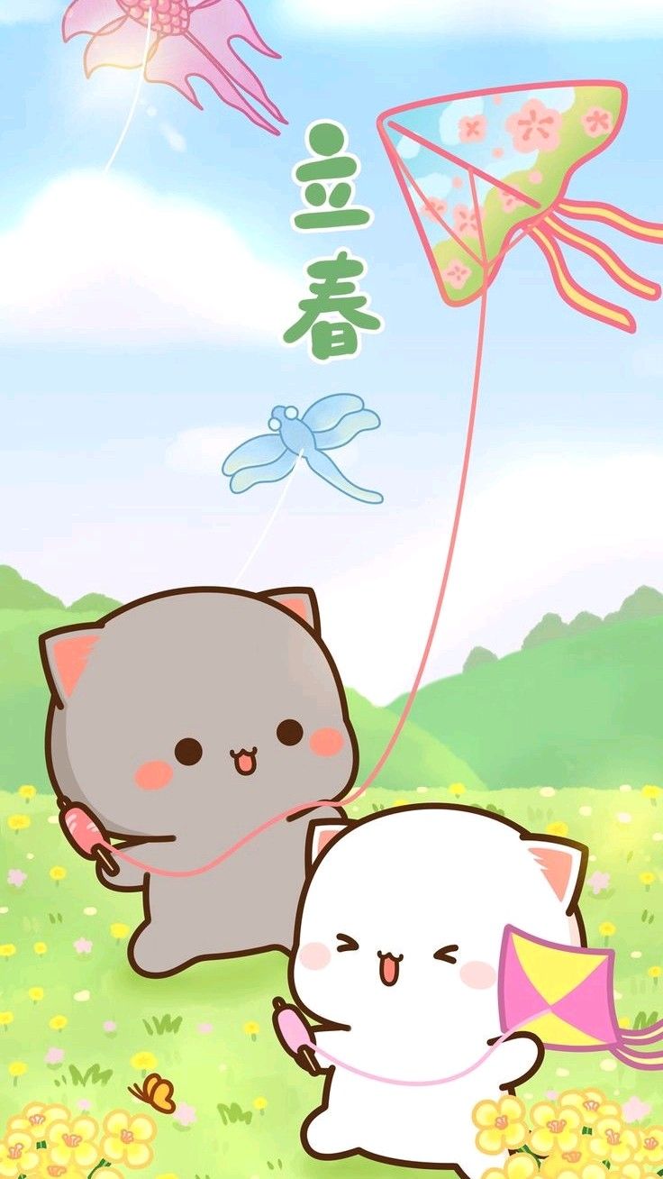 cute wallpapers Mochi Cat wallpaper 0011