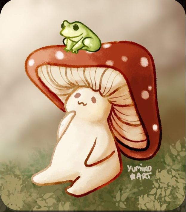 cute wallpapers mushroom 0010