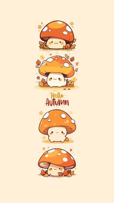 cute wallpapers mushroom 0012