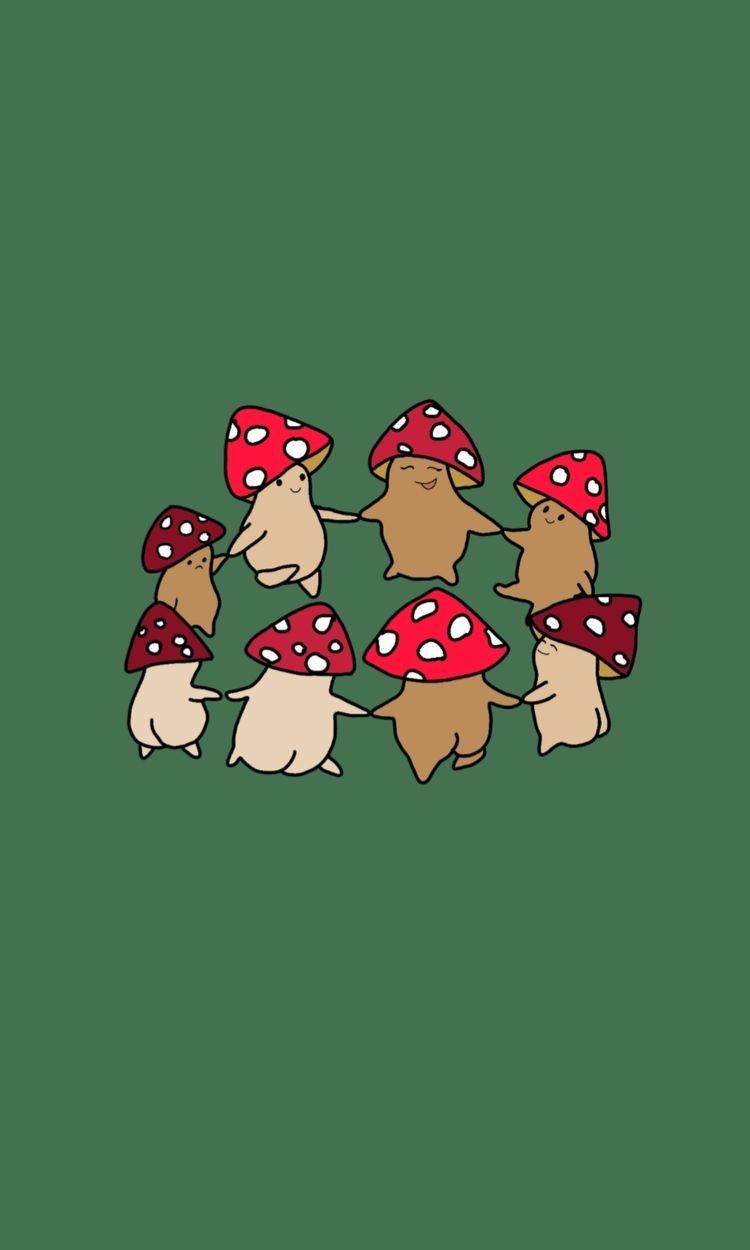 cute wallpapers mushroom 0018