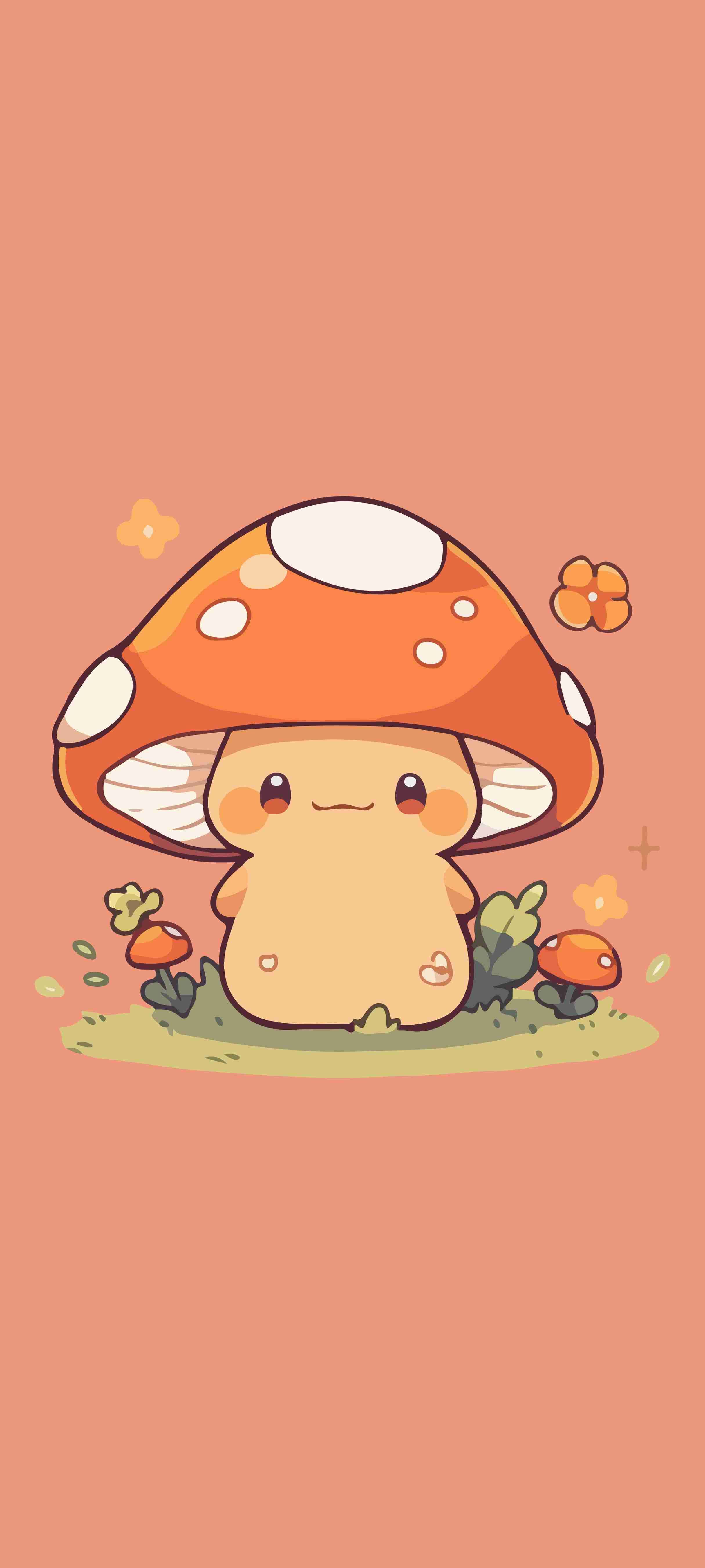 cute wallpapers mushroom 0029