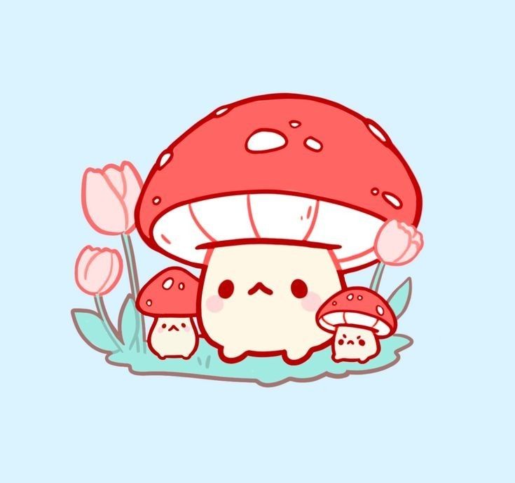 cute wallpapers mushroom 0034