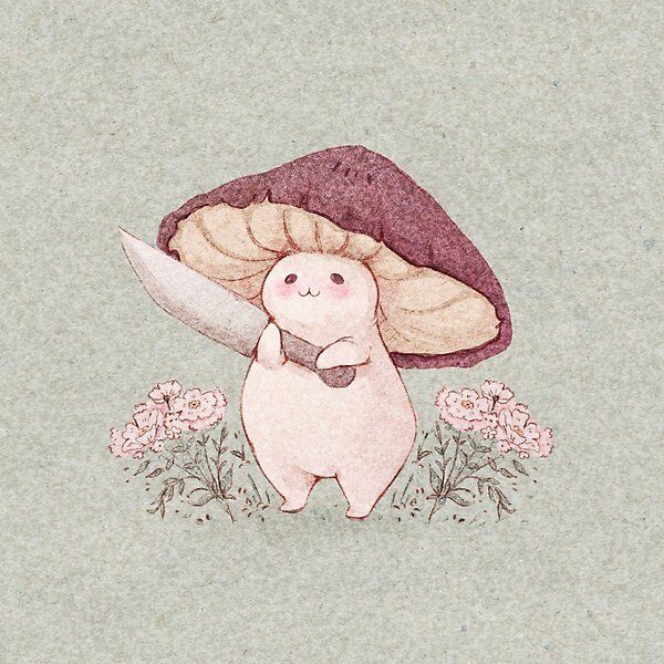 cute wallpapers mushroom 0055