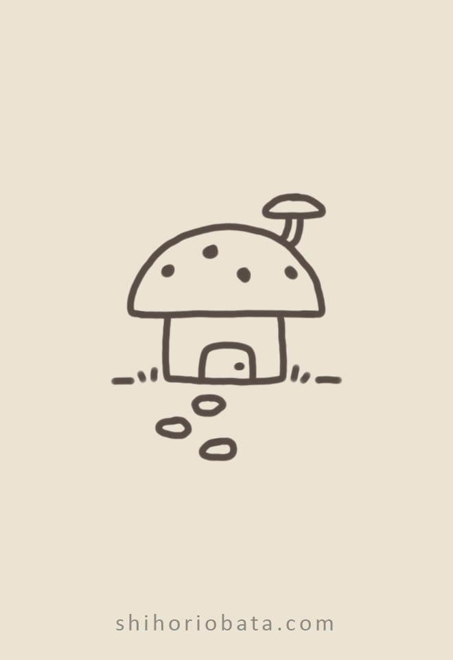 cute wallpapers mushroom 0070