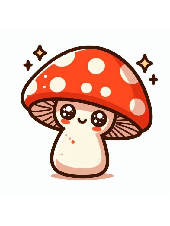 cute wallpapers mushroom 0071