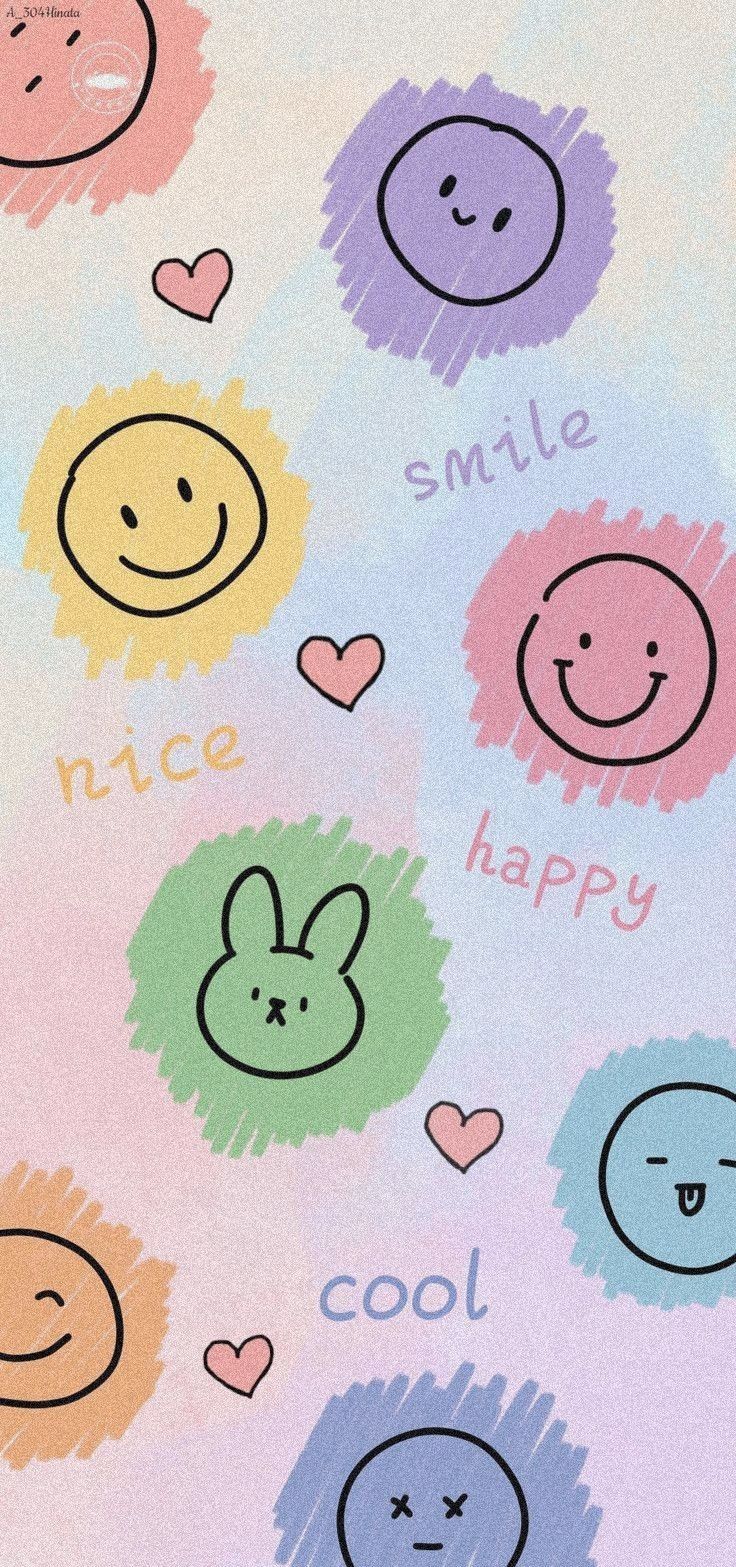 cute wallpapers smiley face 0077