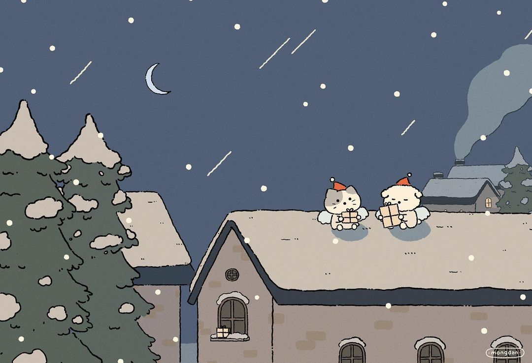 cute wallpapers snow 0011