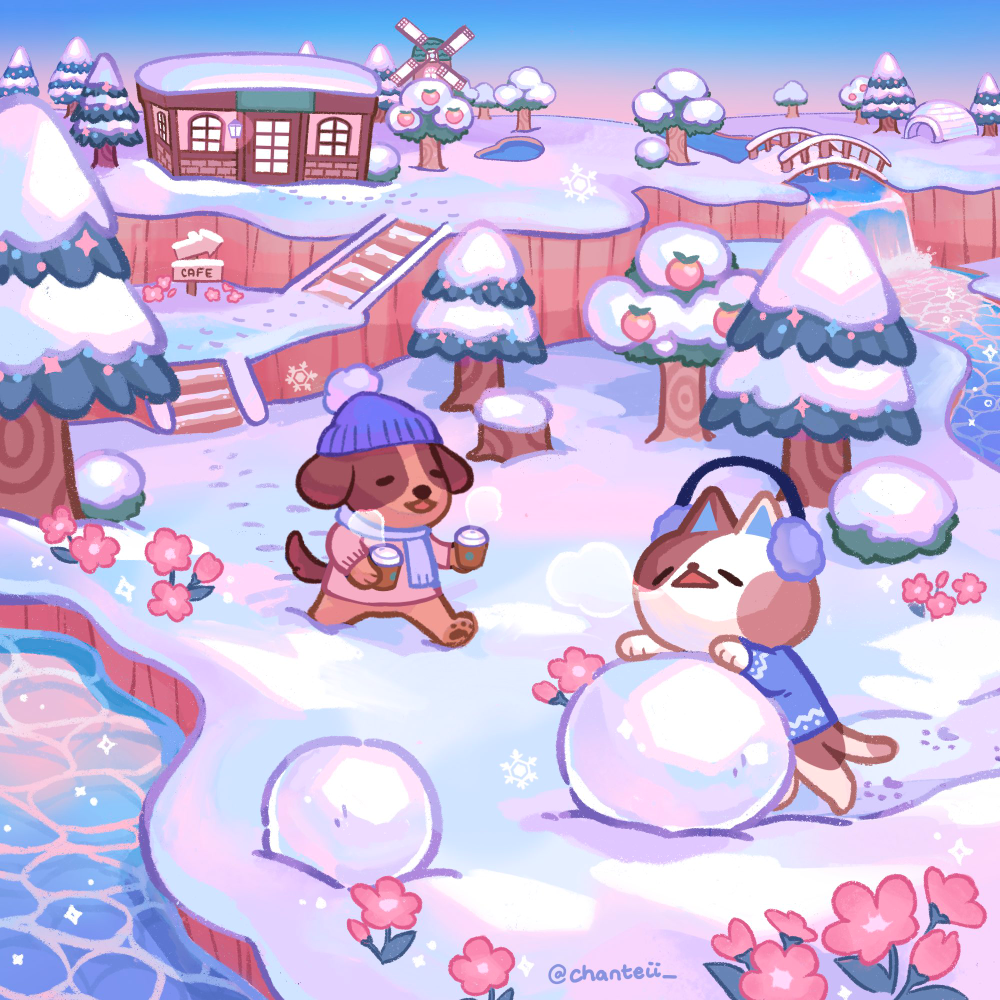 cute wallpapers snow 0084