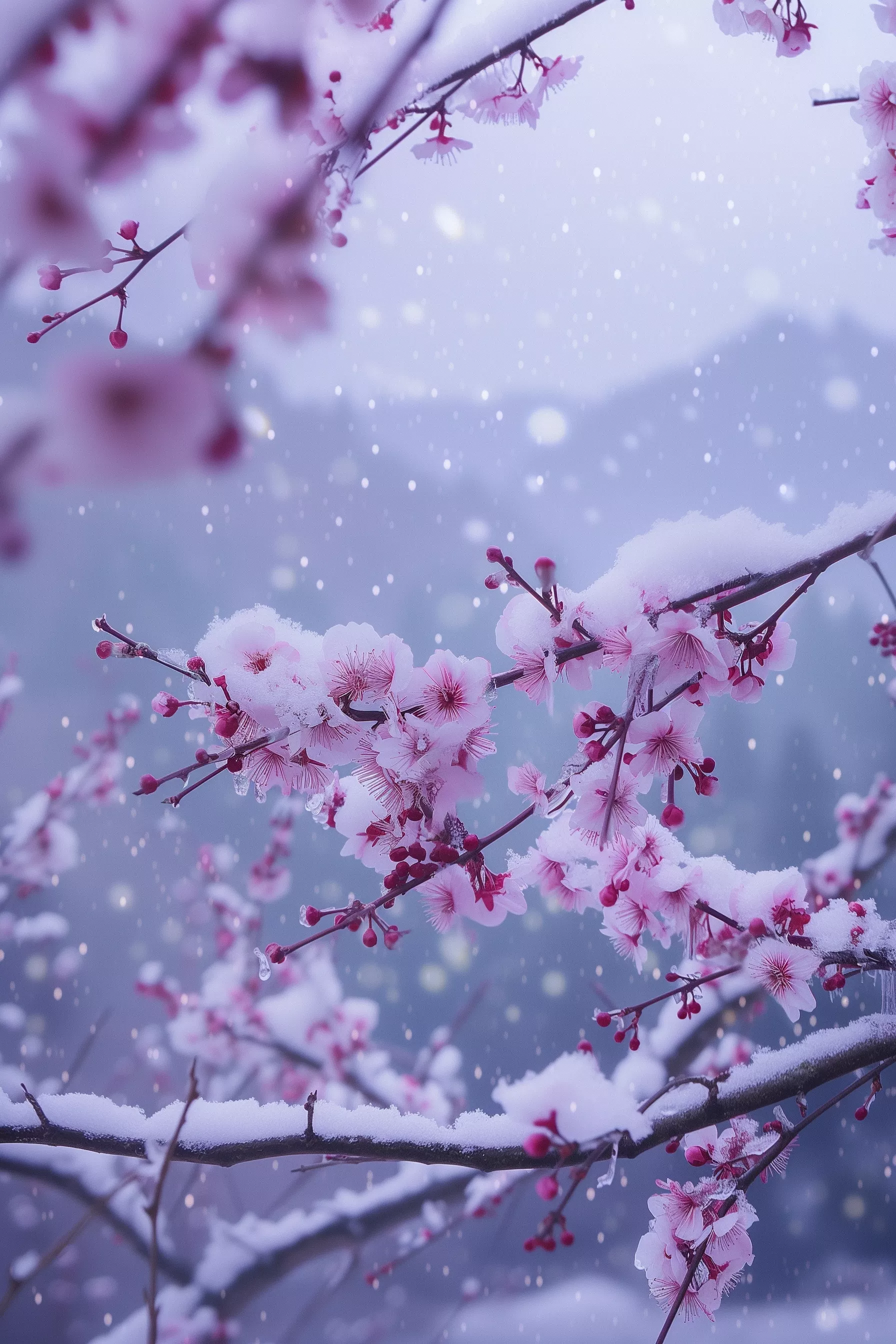 cute wallpapers snow 0095