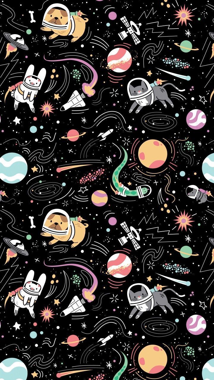 cute wallpapers space