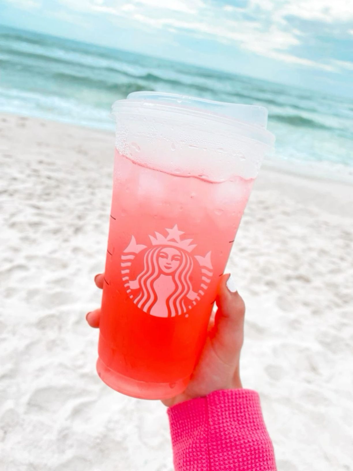 cute wallpapers starbucks pink drink 0049