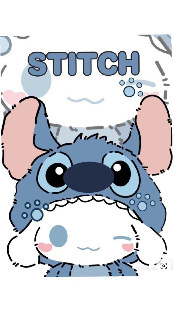 cute wallpapers Stitch and Angel 0015