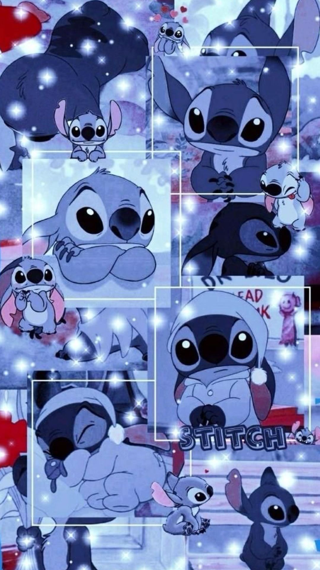 cute wallpapers Stitch and Angel 0018