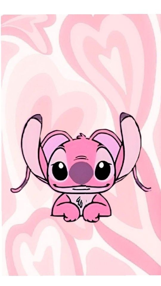 cute wallpapers Stitch and Angel 0051