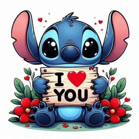 cute wallpapers Stitch and Angel 0058