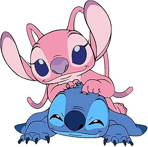 cute wallpapers Stitch and Angel 0080