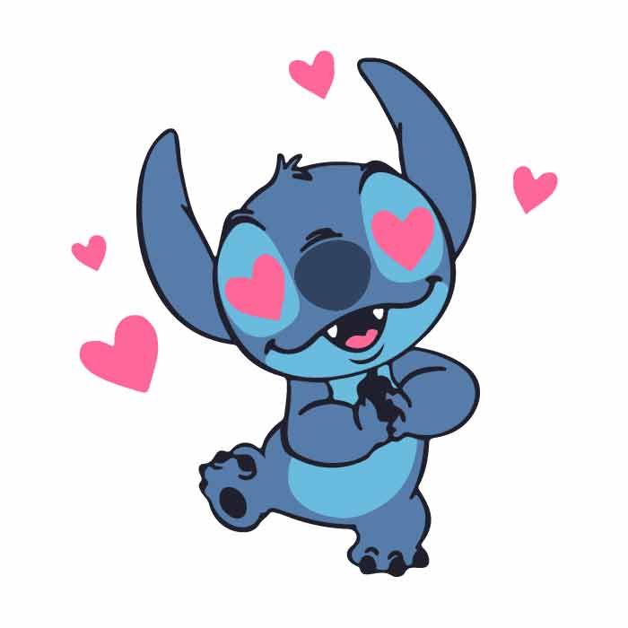 cute wallpapers Stitch and Angel 0082