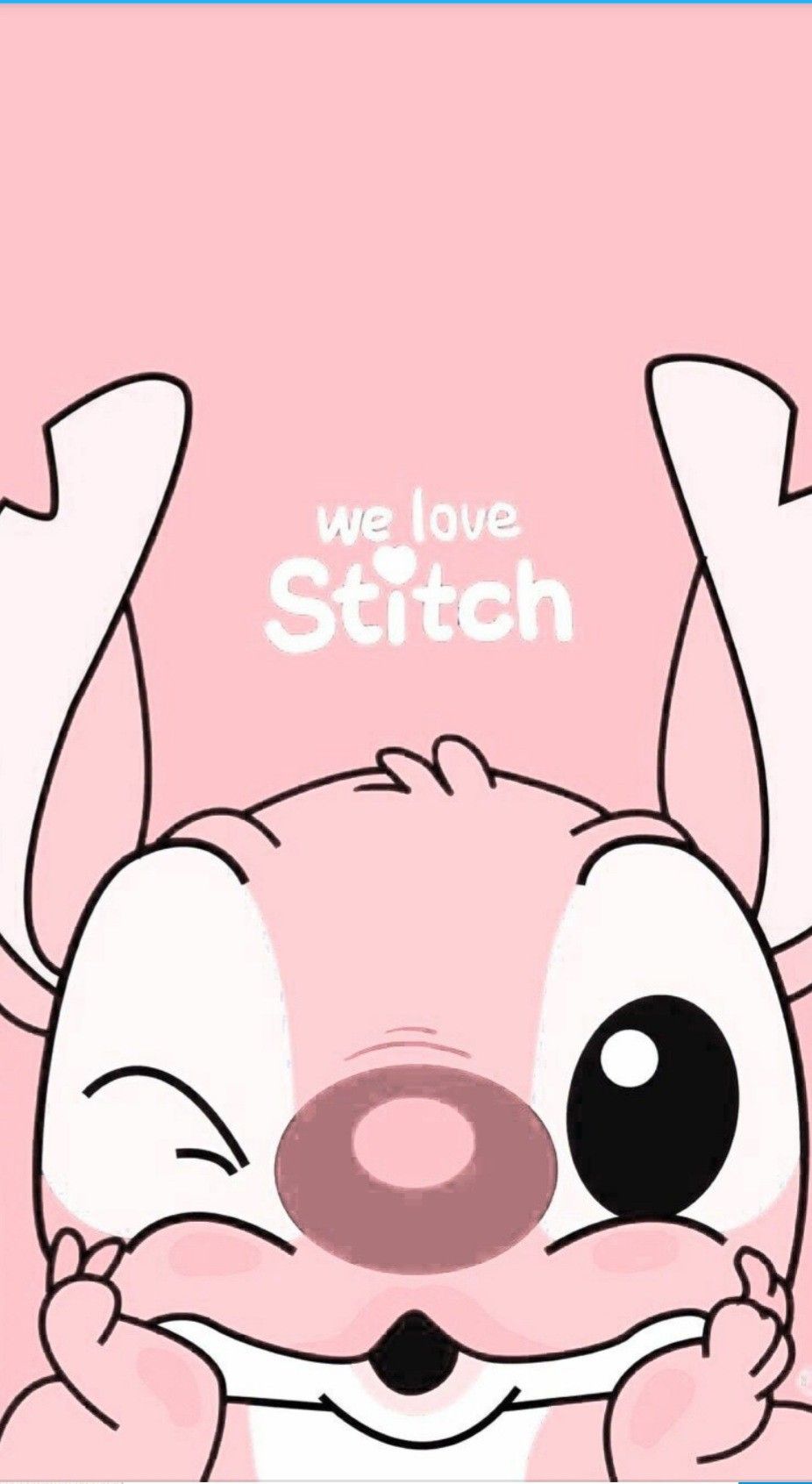 cute wallpapers Stitch and Angel 0097