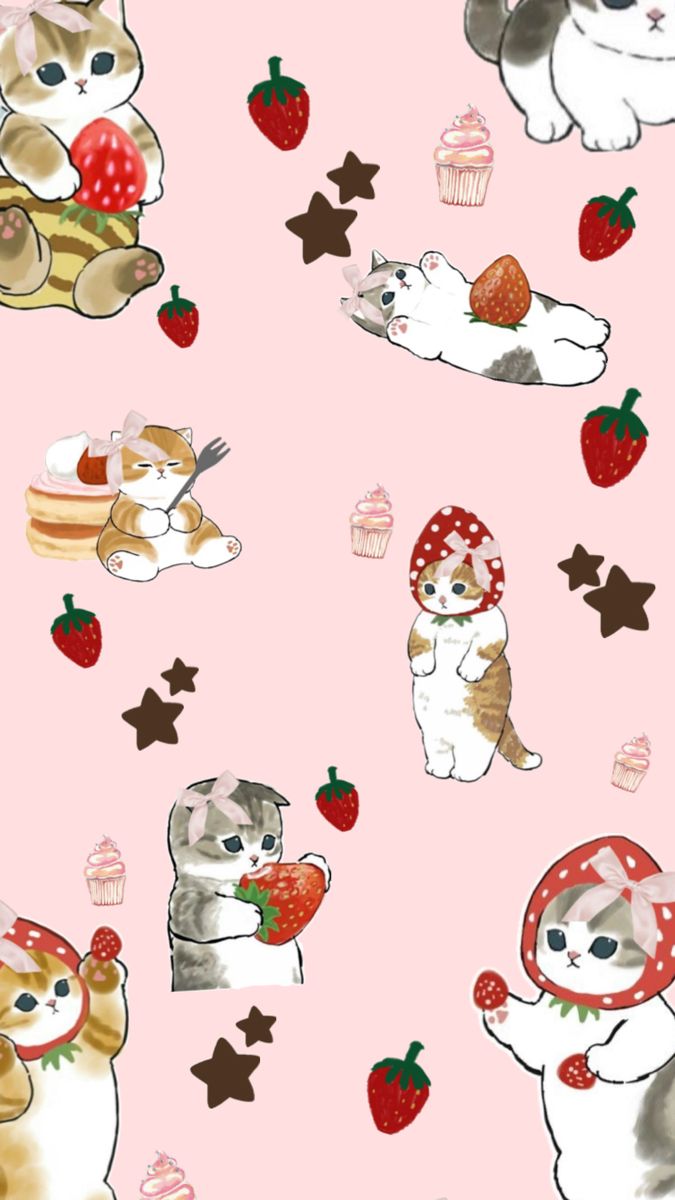 cute wallpapers strawberry 0014