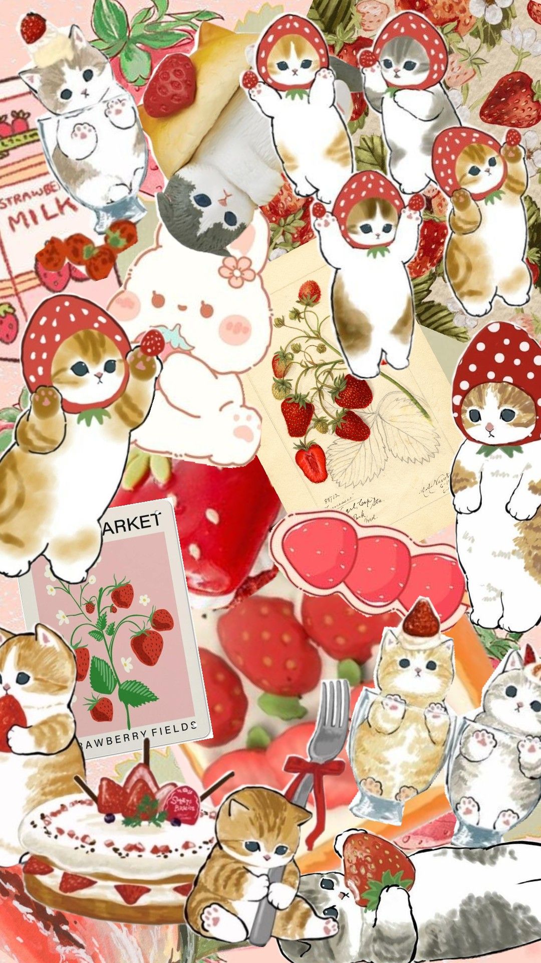 cute wallpapers strawberry 0015