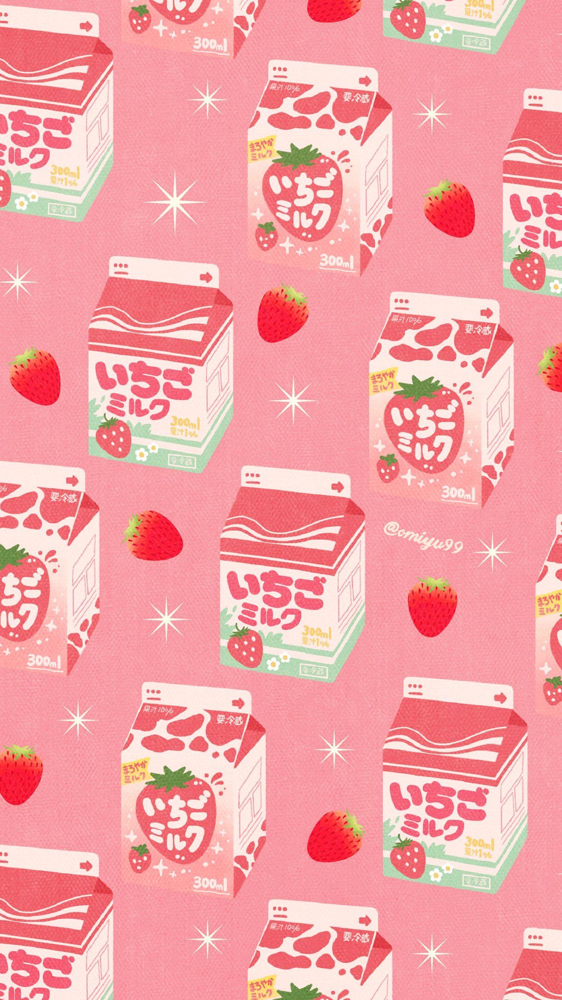 cute wallpapers strawberry 0019