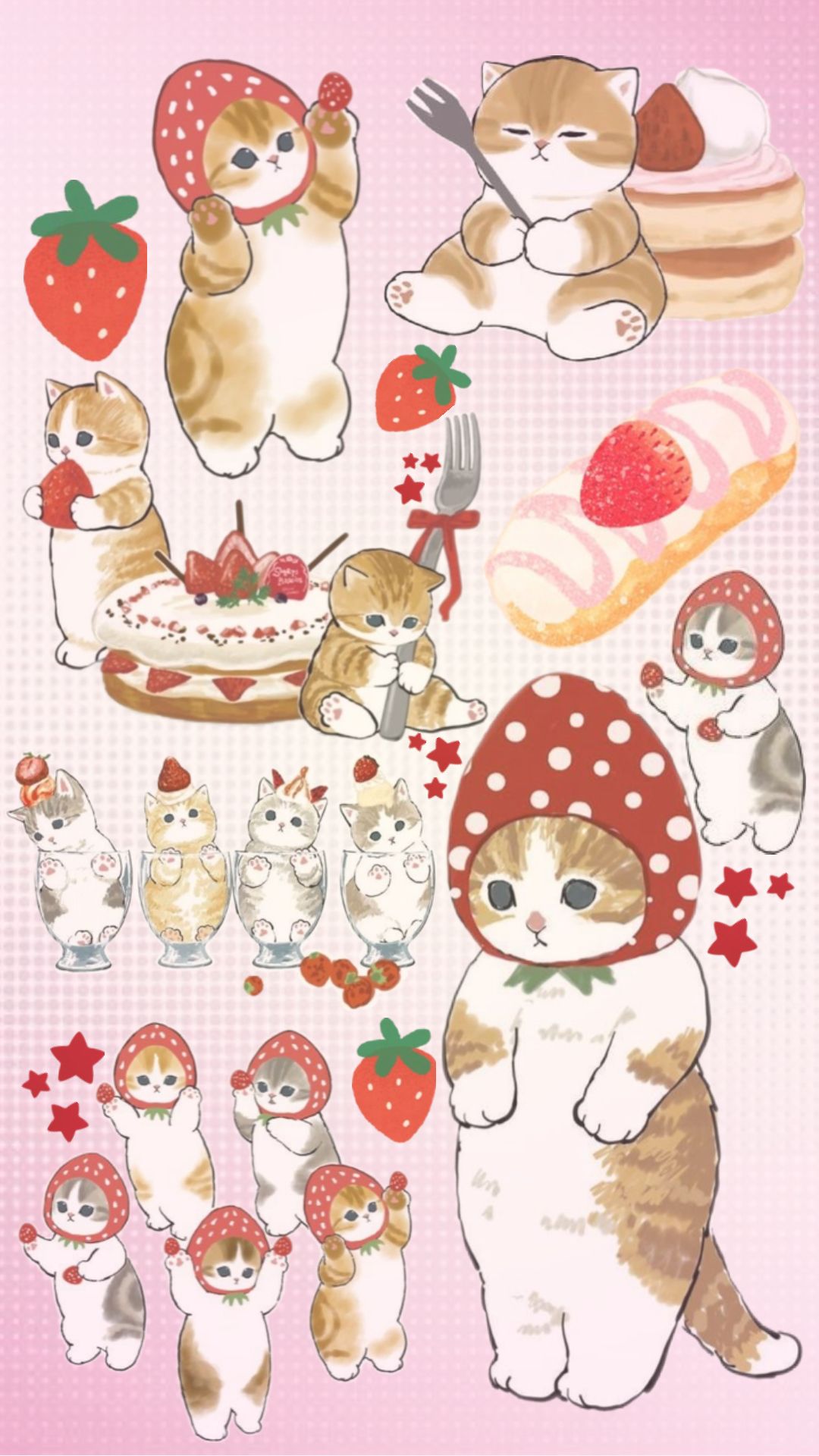 cute wallpapers strawberry 0026