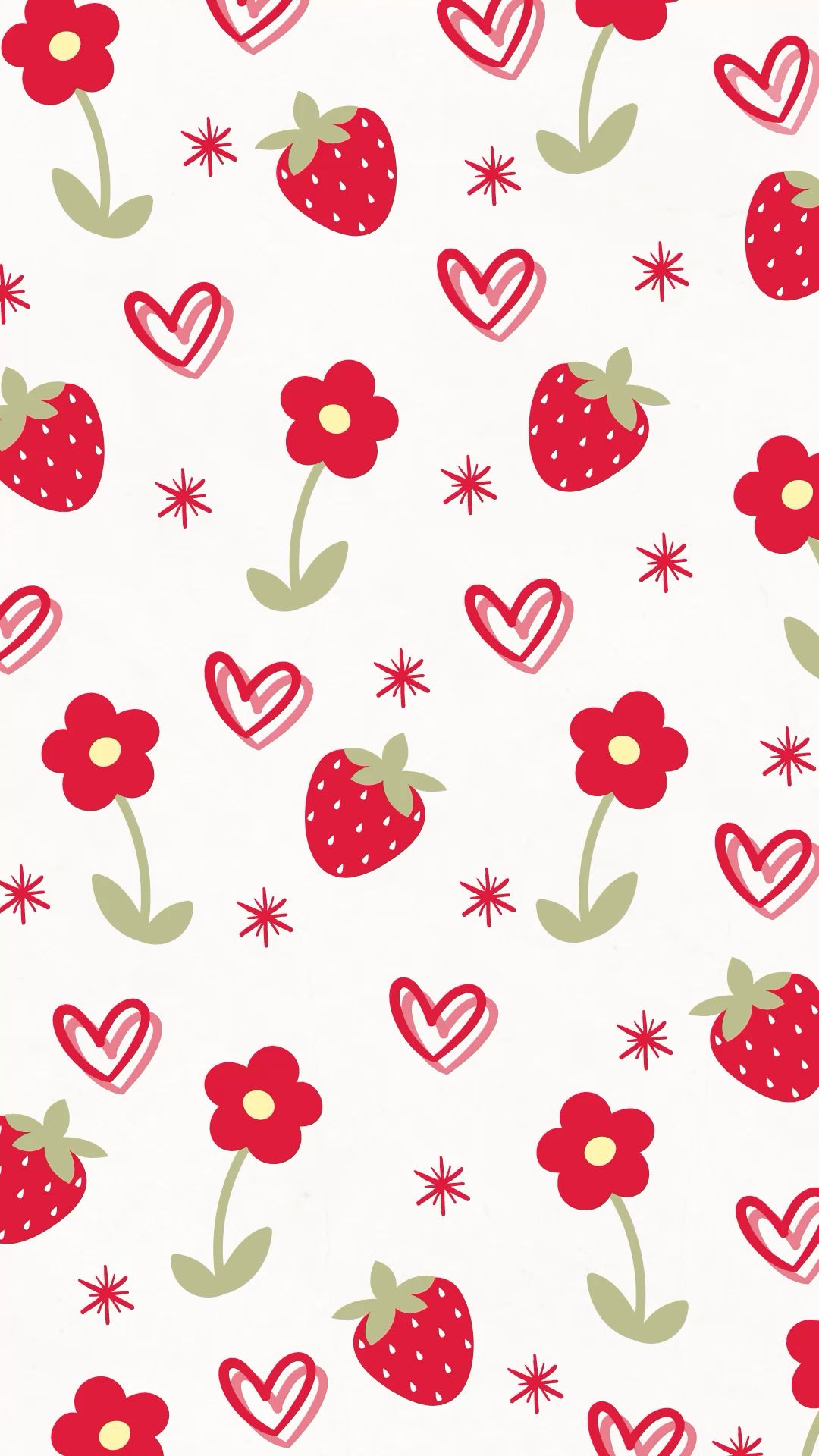 cute wallpapers strawberry 0033