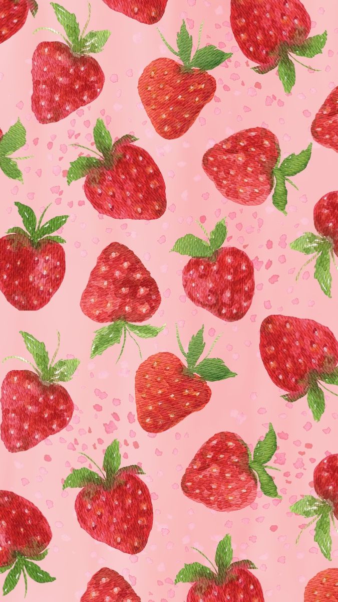 cute wallpapers strawberry 0035