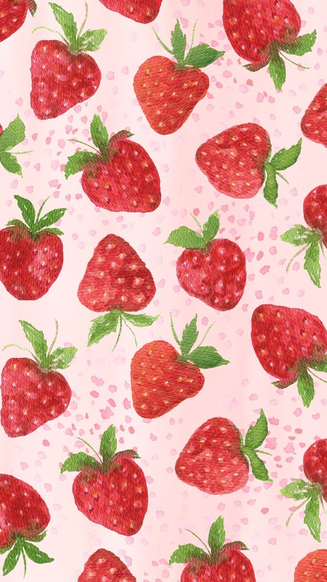 cute wallpapers strawberry 0037