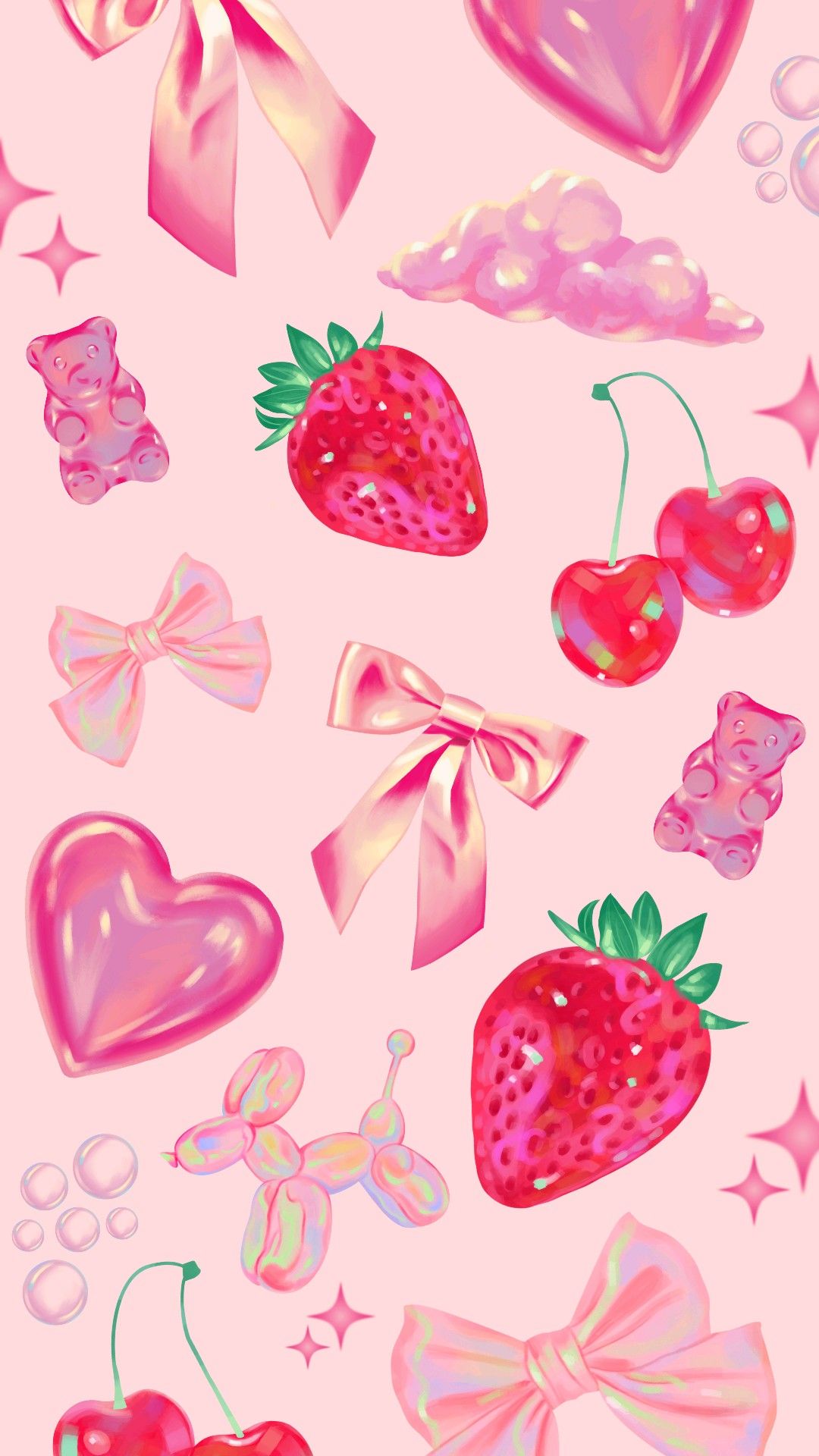 cute wallpapers strawberry 0049