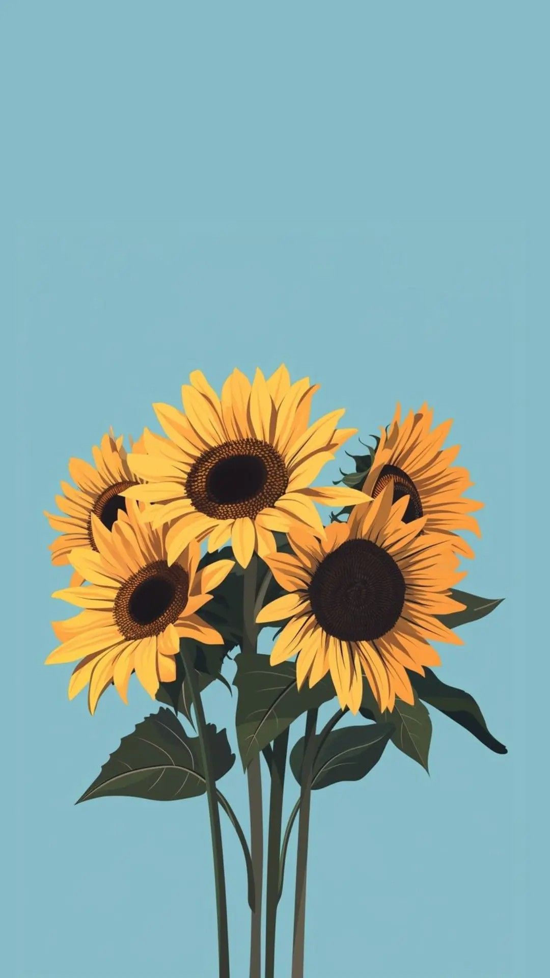 cute wallpapers sunflowers 0073