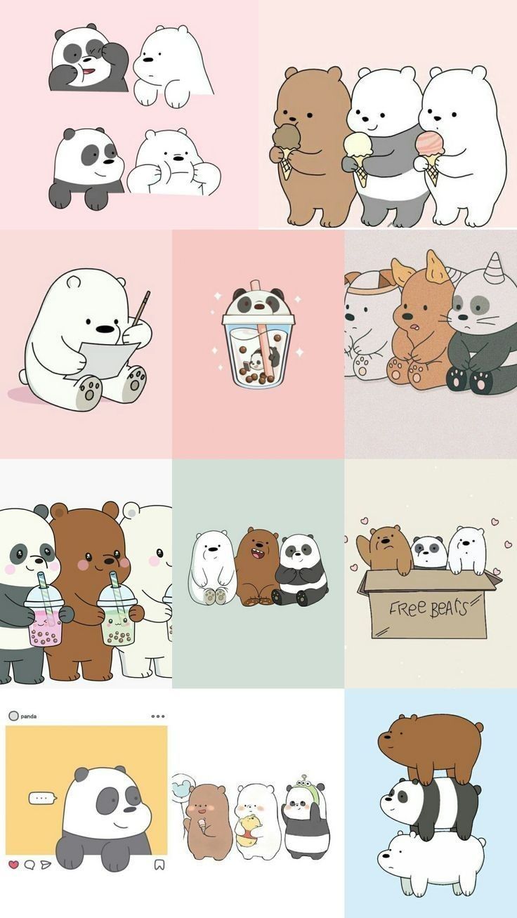 cute wallpapers We Bare Bears 0035