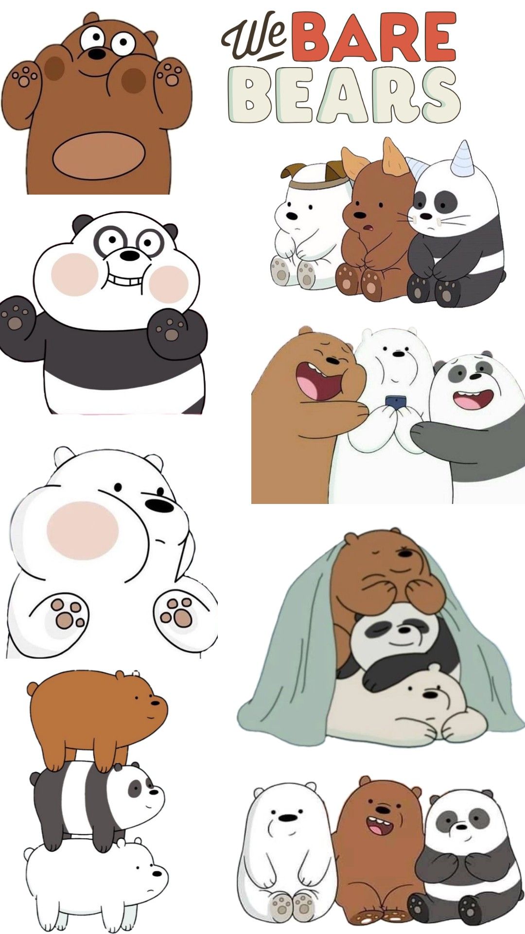 cute wallpapers We Bare Bears 0042