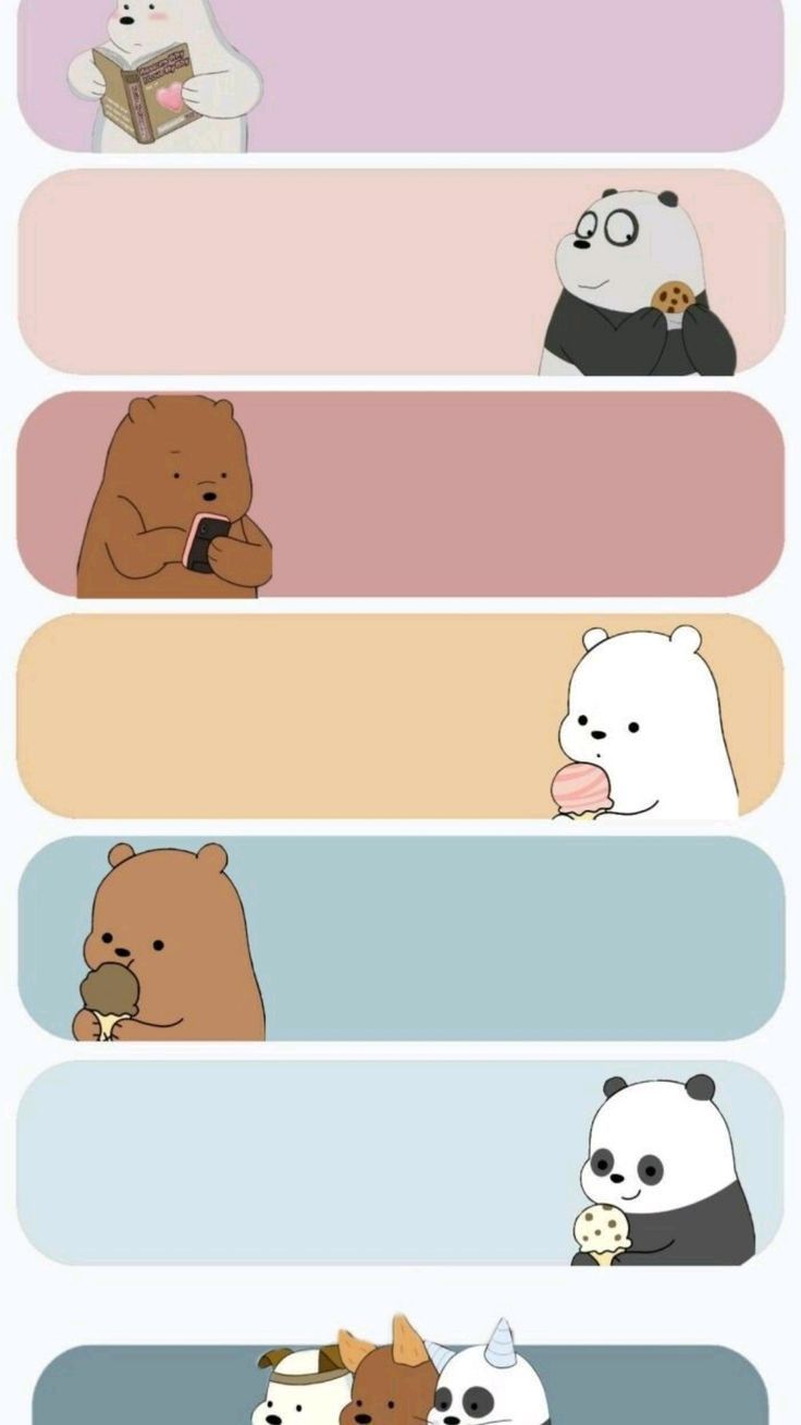 cute wallpapers We Bare Bears 0094