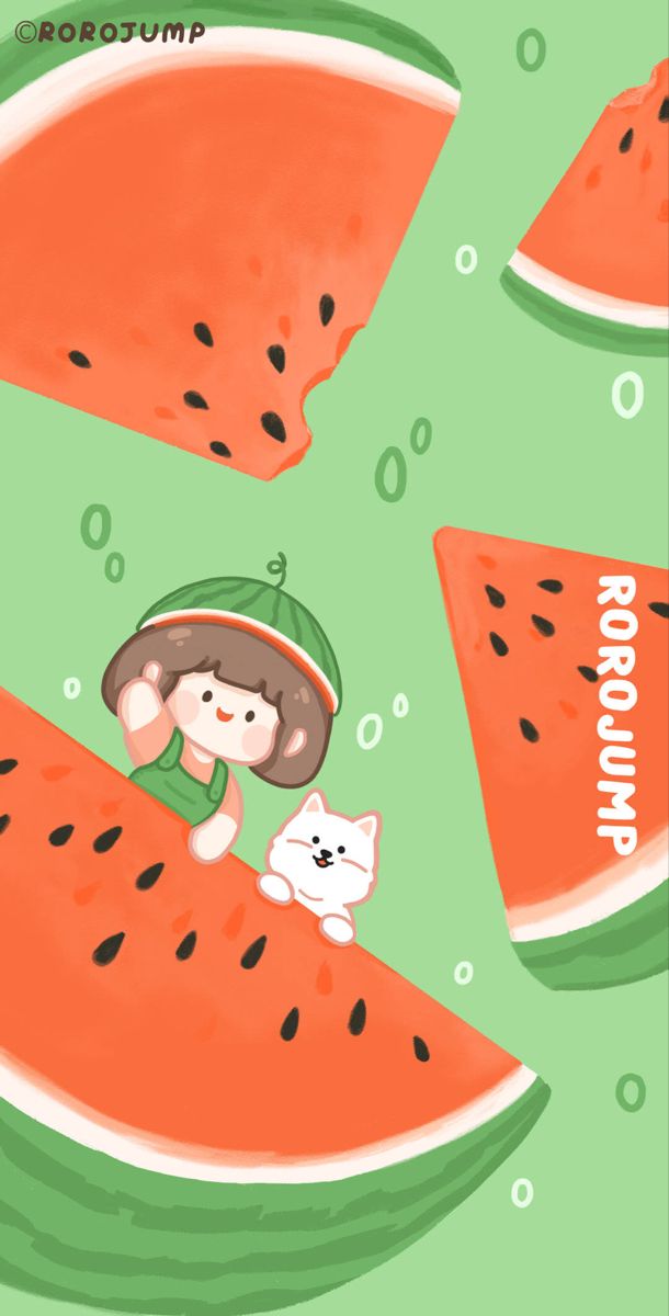 cute watermelon wallpapers 0092