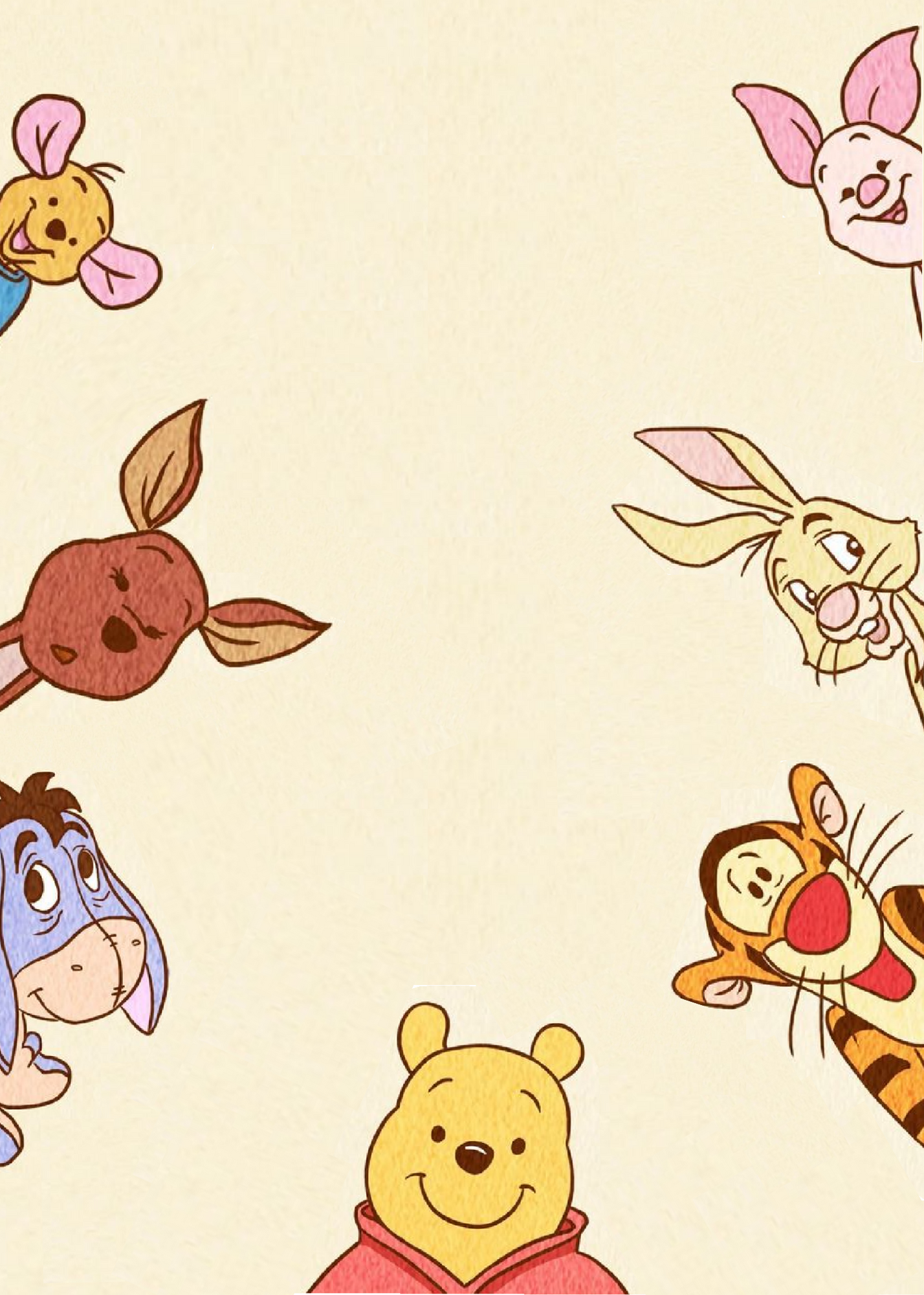 cute Winnie The Pooh illustrations for devices