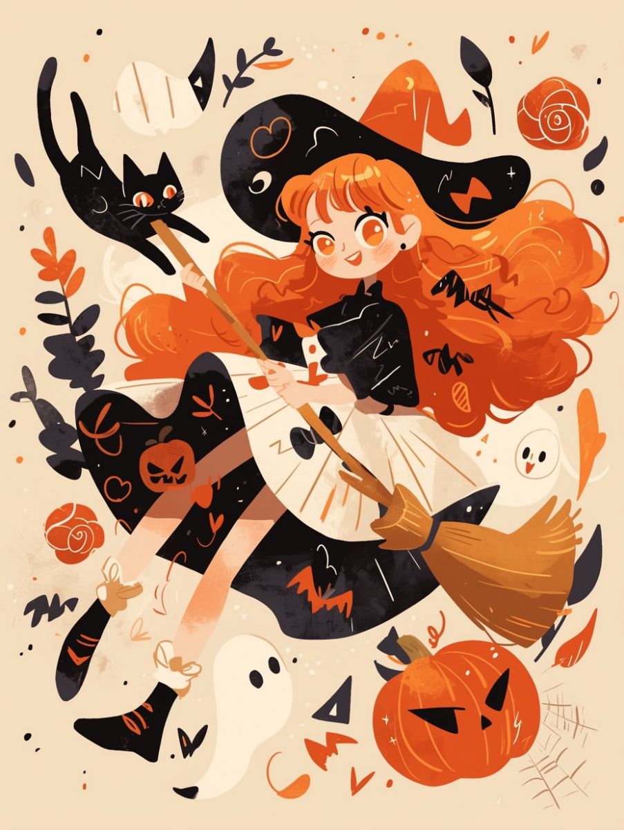 cute witchy wallpapers 0013