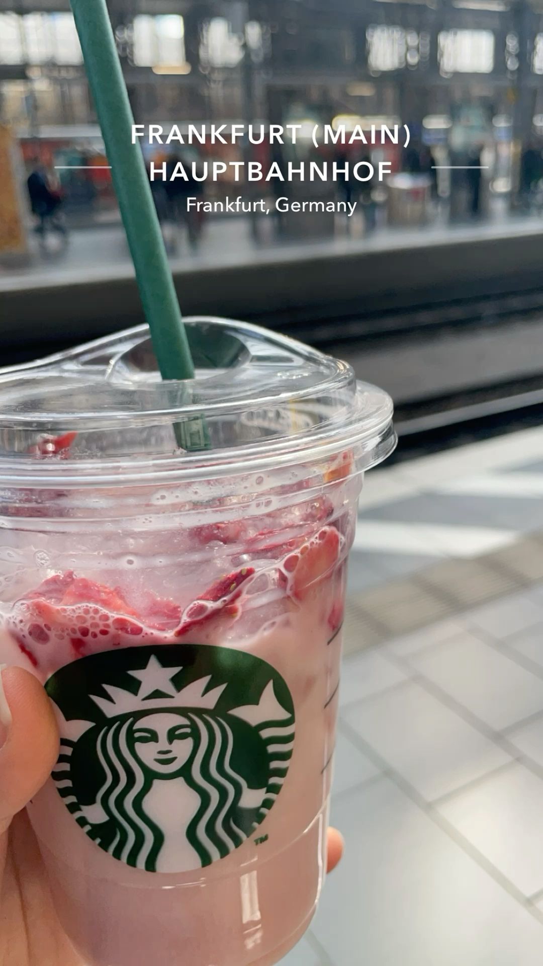 delightful cute wallpapers showcasing Starbucks pink drink.