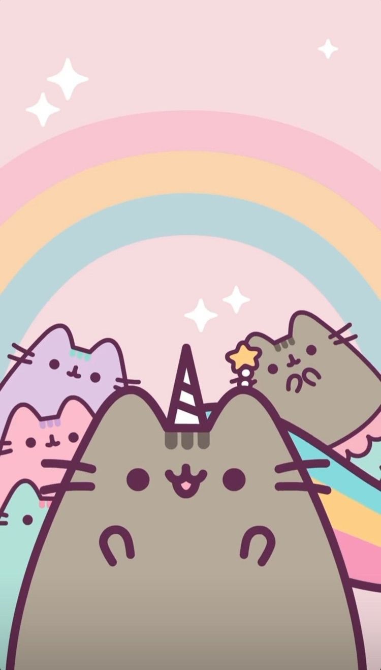 funny Pusheen wallpapers for devices