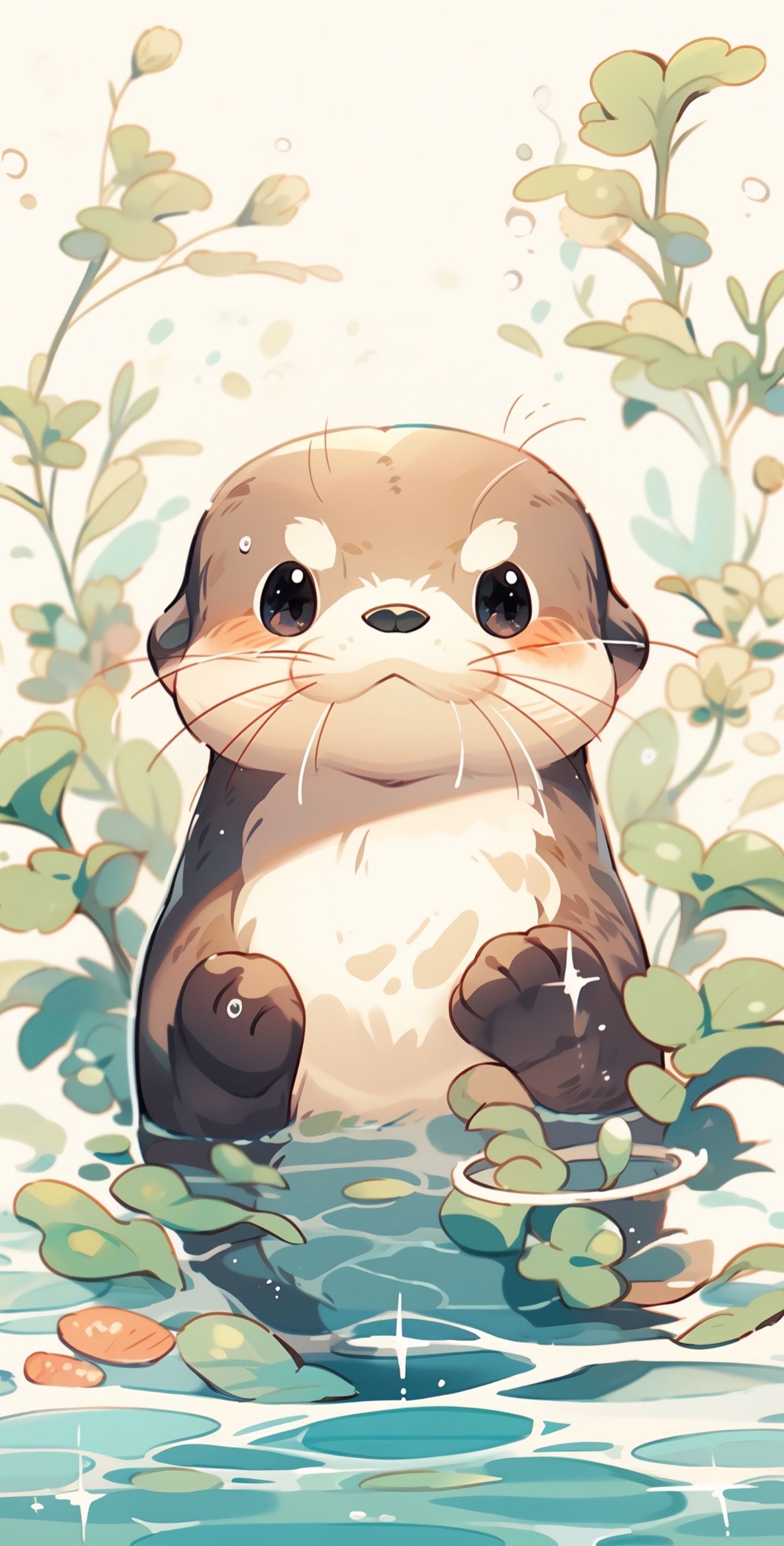 high-resolution cute otter wallpapers