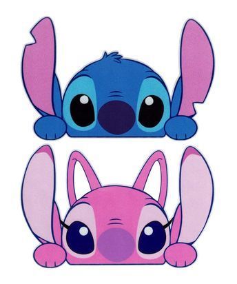 high-resolution cute Stitch and Angel backgrounds