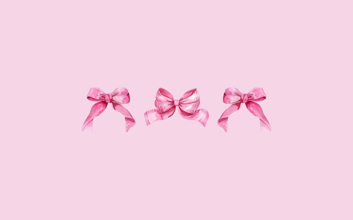 high-resolution cute wallpapers bows