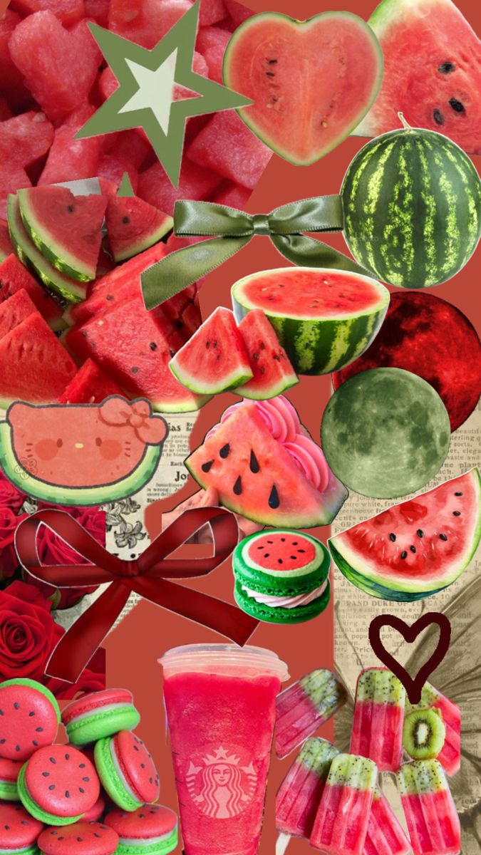 high-resolution cute watermelon wallpapers