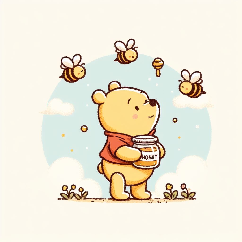 high-resolution cute Winnie The Pooh screensavers