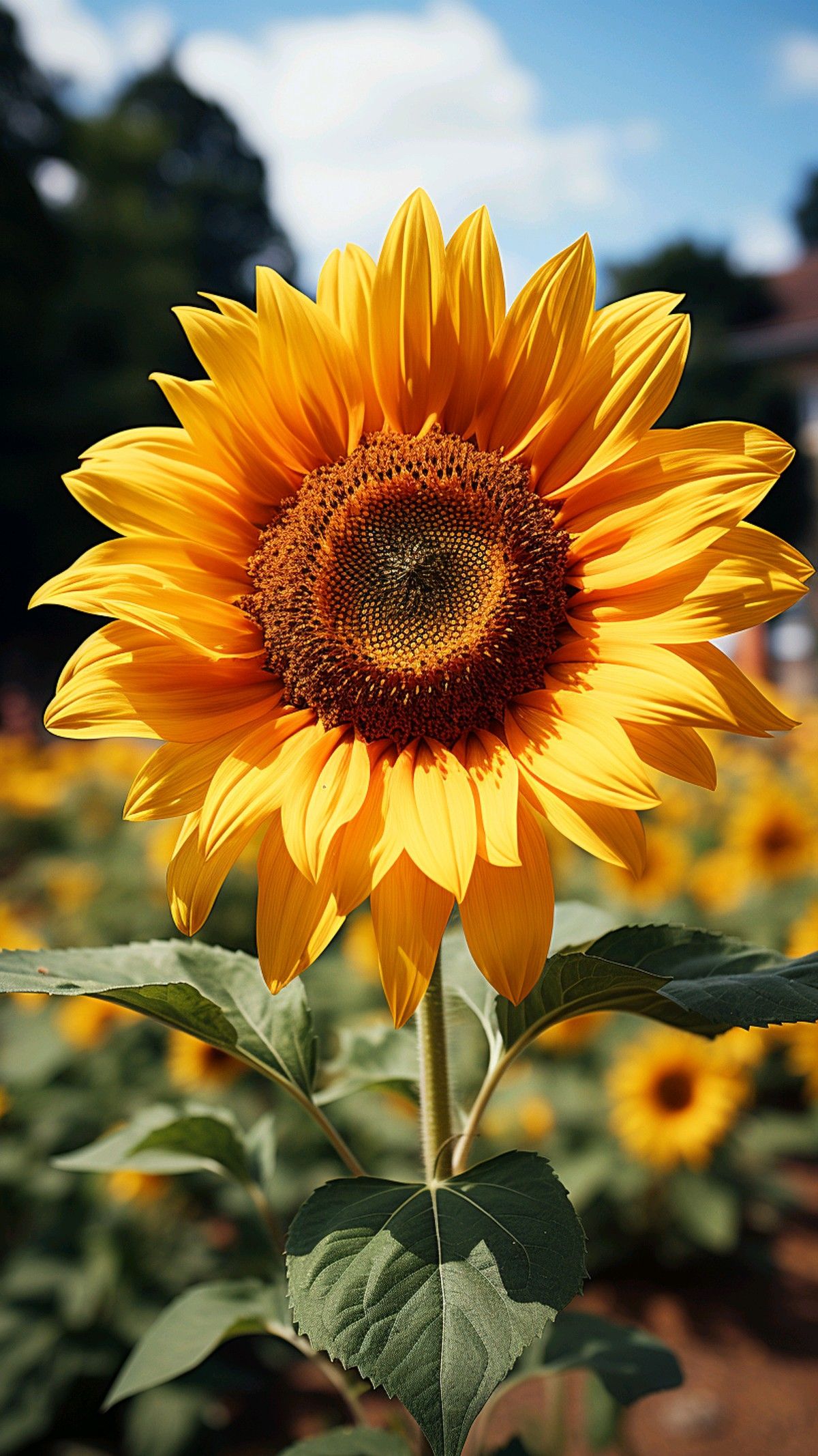 high-resolution sunflowers cute wallpapers