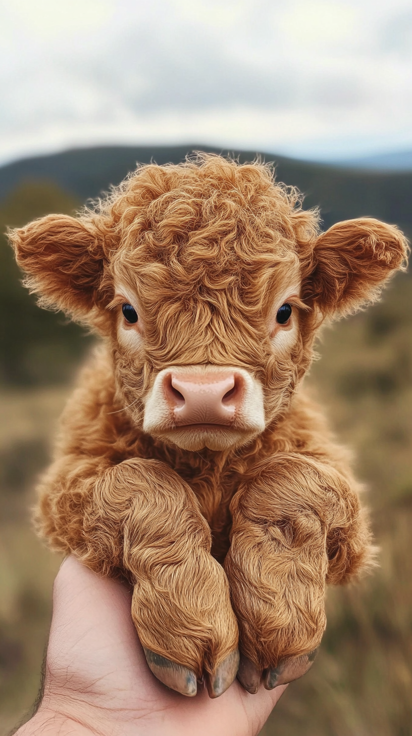 highland cow aesthetic wallpapers